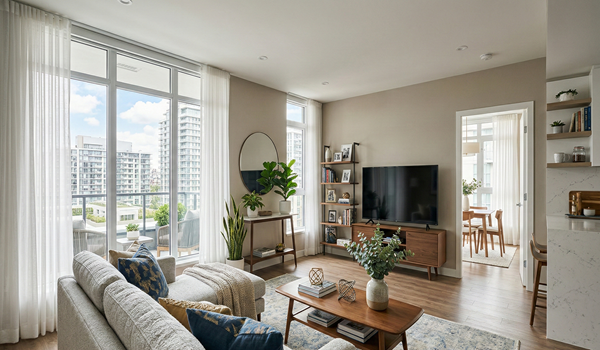 Sattva City Bangalore model apartment showcasing modern interior design and spacious layout