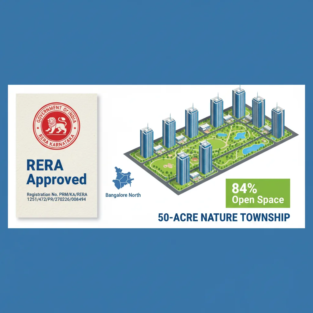 Sattva City RERA Registration - Official RERA Approved Township Infographic