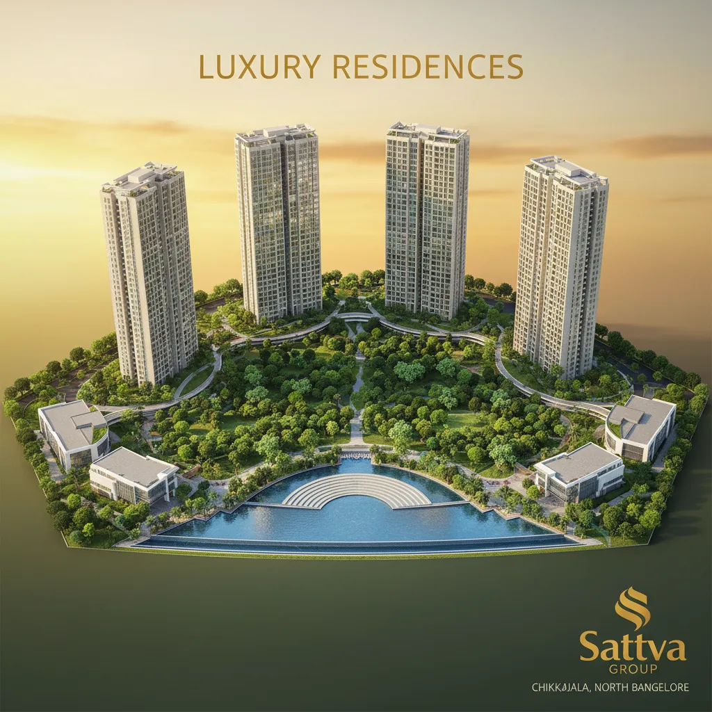Luxury Apartments in Chikkajala by Sattva Group