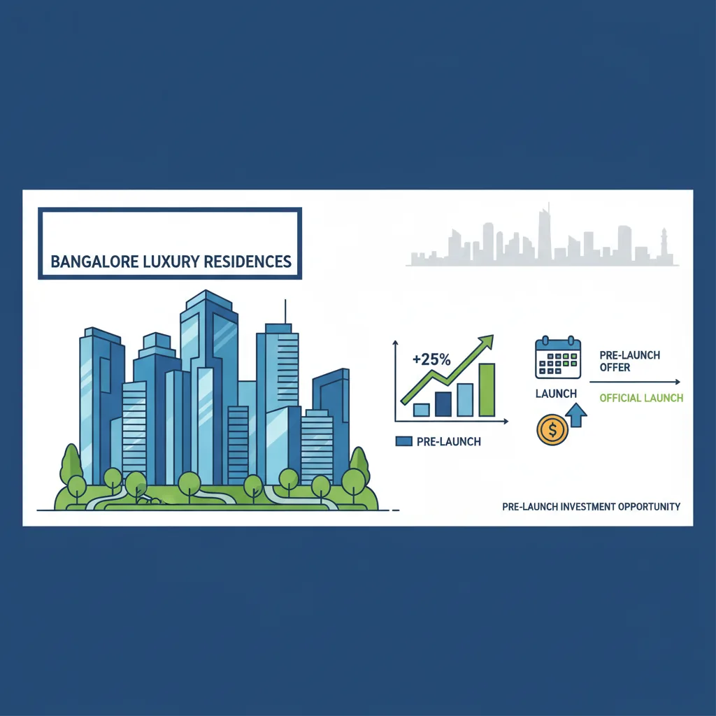 Why Buying Early at Sattva City Saves You Money - Pre-launch pricing infographic showing luxury residential towers in Bangalore with investment growth theme