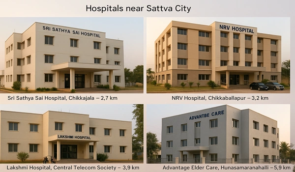 Hospitals Near Sattva City